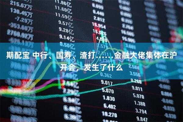 期配宝 中行、国寿、渣打……金融大佬集体在沪开会，发生了什么