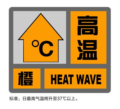 仁信 上海发布高温橙色预警：预计中心城区今天最高温将达37℃